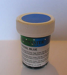 Краска паста Chefmaster Королевский синий (Royal blue) 28 грамм