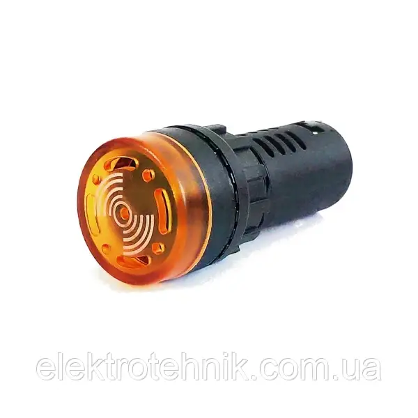 Зумер світлосигнальний AD22-22MS АC 220В жовтий