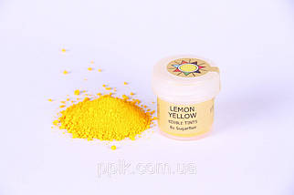 Краска сухая для цветов Sugarflair Лимонно желтый