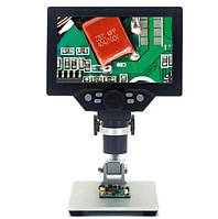 Мікроскоп цифровий G1200 з монітором 7 дюймів і 12 Mp камерою, 1200x, для бджолянда