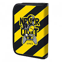 Пенал твердий YES одинарний з двома клапанами HP-04 Never Quit (533432), фото 2