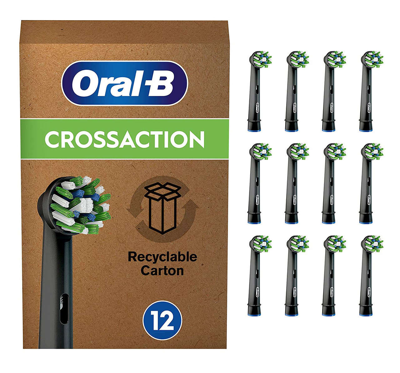 Насадки для електричної зубної щітки Oral-B Cross Action 12 шт