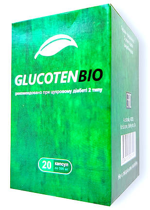 GlucotenBio - для нормазізації рівня цукру (Глюкотен Біо), фото 1