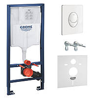 Інсталяція для унітаза GROHE RAPID SL 38722001+37131000, білий