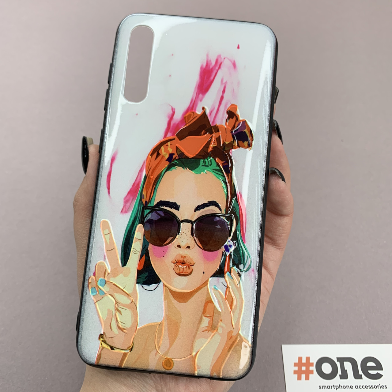 Чохол для Samsung Galaxy A50s чохол із принтом дівчинка 1 чохол на телефон самсунг а50с чорний pul