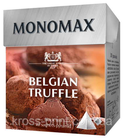 Чай чорний 2 г*20, пакет, BELGIAN TRUFFLE, МОNОМАХ