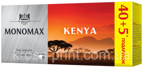 Чай чорний 2 г*45, пакет, KENYA, МОNoМАХ