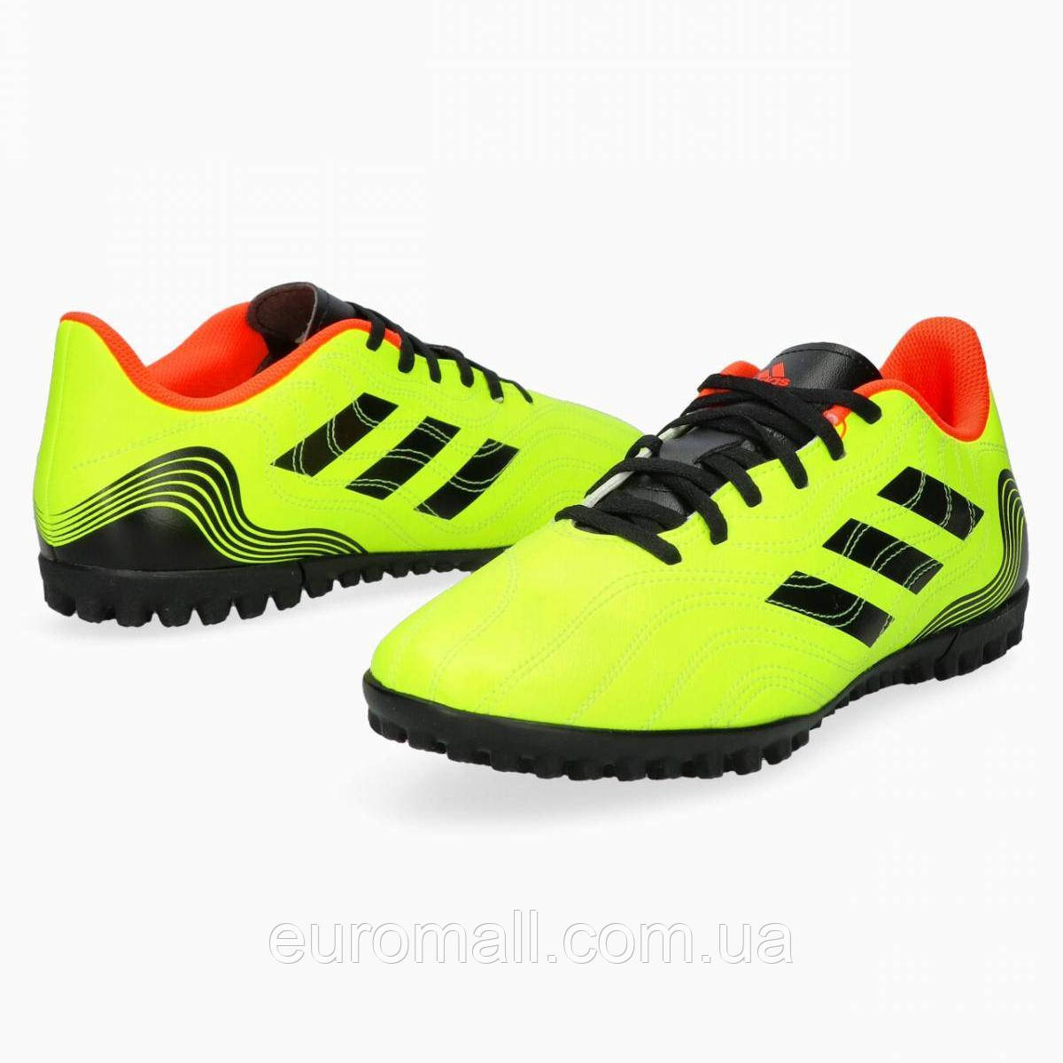 Сороконіжки adidas Copa Sense.4 TF (салатовий/чорний) GZ1370 Розмір EU: 44