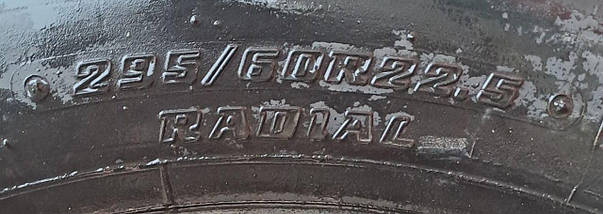Шина вантажна б у 295-60R22.5 BRIDGESTONE M729 наварка з європи, фото 6