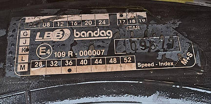 Шина вантажна б у 295-60R22.5 BRIDGESTONE M729 наварка з європи, фото 4