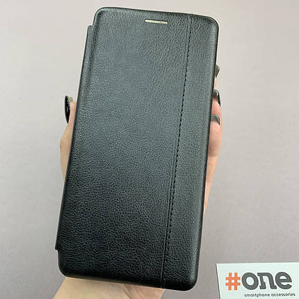 Чохол книга для Samsung Galaxy A51 шкіра з підставкою магнітом книжка на телефон самсунг а51 чорна str, фото 1