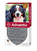Капли Bayer Адвантикс от заражений экто паразитами для собак 40-60 кг (1 пипетка)