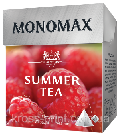 Чай бленд квіткового та фруктового 2 г*20, пакет, SUMMER TEA, МОNОМАХ