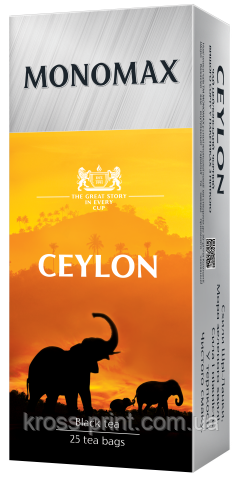 Чай чорний 2 г*25, пакет, CEYLON, МОNОМАХ