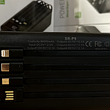 Павербанк 80000 мАг Powerbank Sprange 80000 mAh Зовнішній акумулятор повербанк портативна зарядка для телефону, фото 4