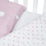 Постільний комплект дитячий Twins Satin Limited, pink, фото 3