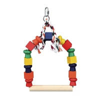 Іграшка для птахів Trixie Гойдалка з мотузкою 20х29 см (4011905058290)