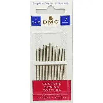 Голки ручні №5-10, 20 шт. DMC