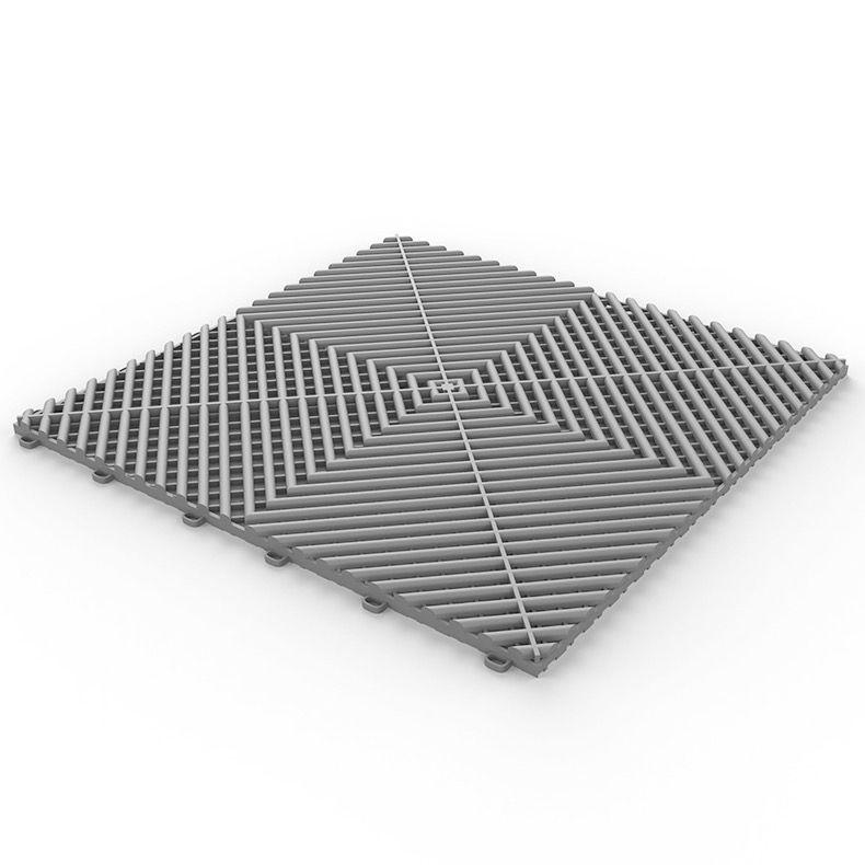 Floor Tile Vented Water Grey - Сіра решітка модульної підлоги