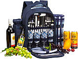 Рюкзак для пікніка з набором посуду та ковдрою Eono Cool Bag (TWPB-3065B69R), фото 7