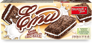 Печиво сендвич "EMU" з молочним кремом  ZIV 160 г