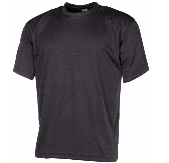 Футболка MFH T-shirt Tactical Black 00107A, фото 1