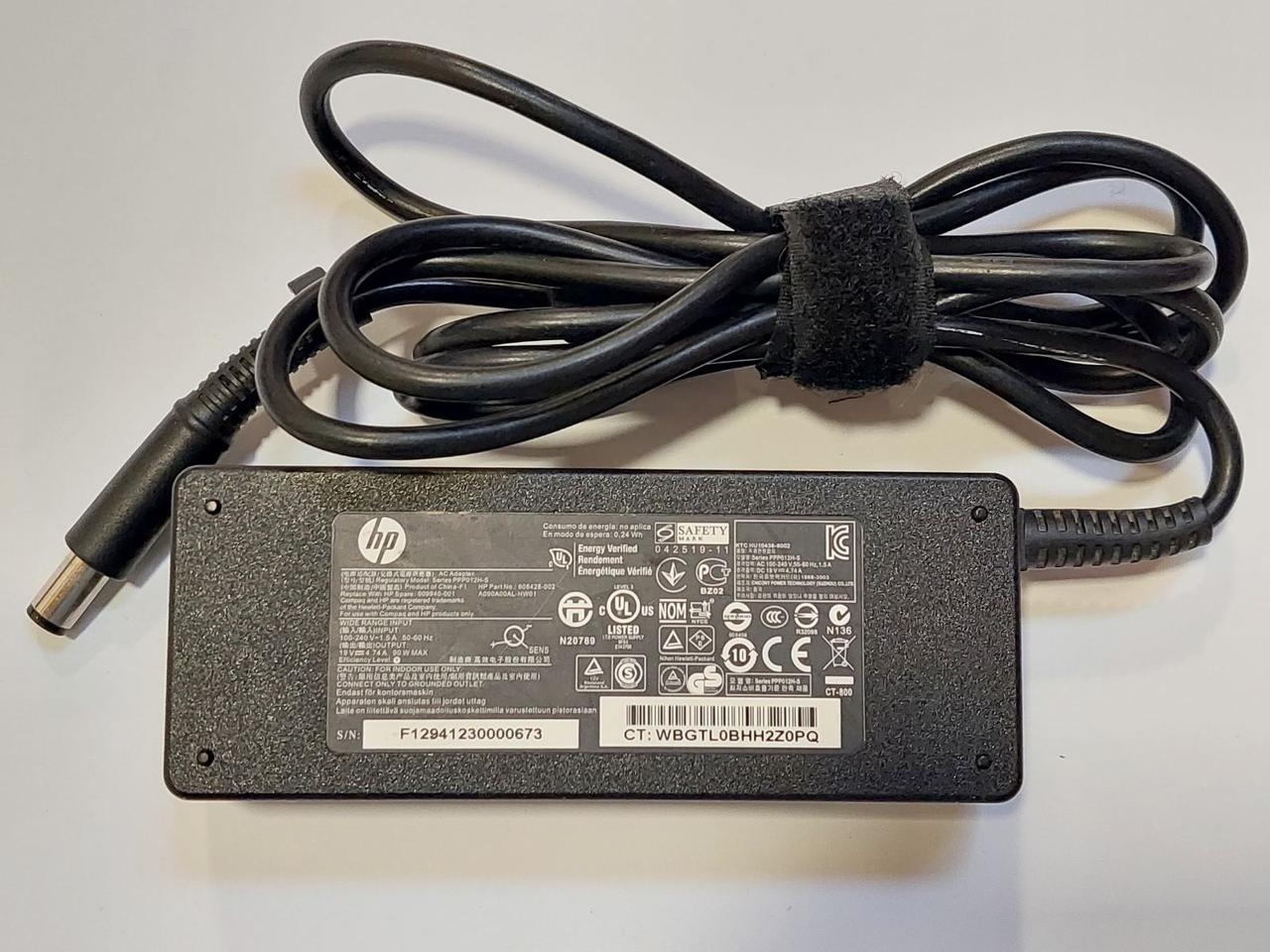 Блок живлення, зарядне до ноутбука HP 19V 4.74A 90W 7.4*5.0мм