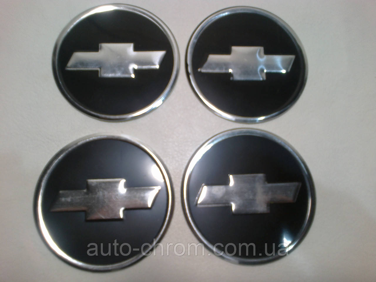 Наклейка на ковпачок диска Chevrolet 60 мм, фото 1