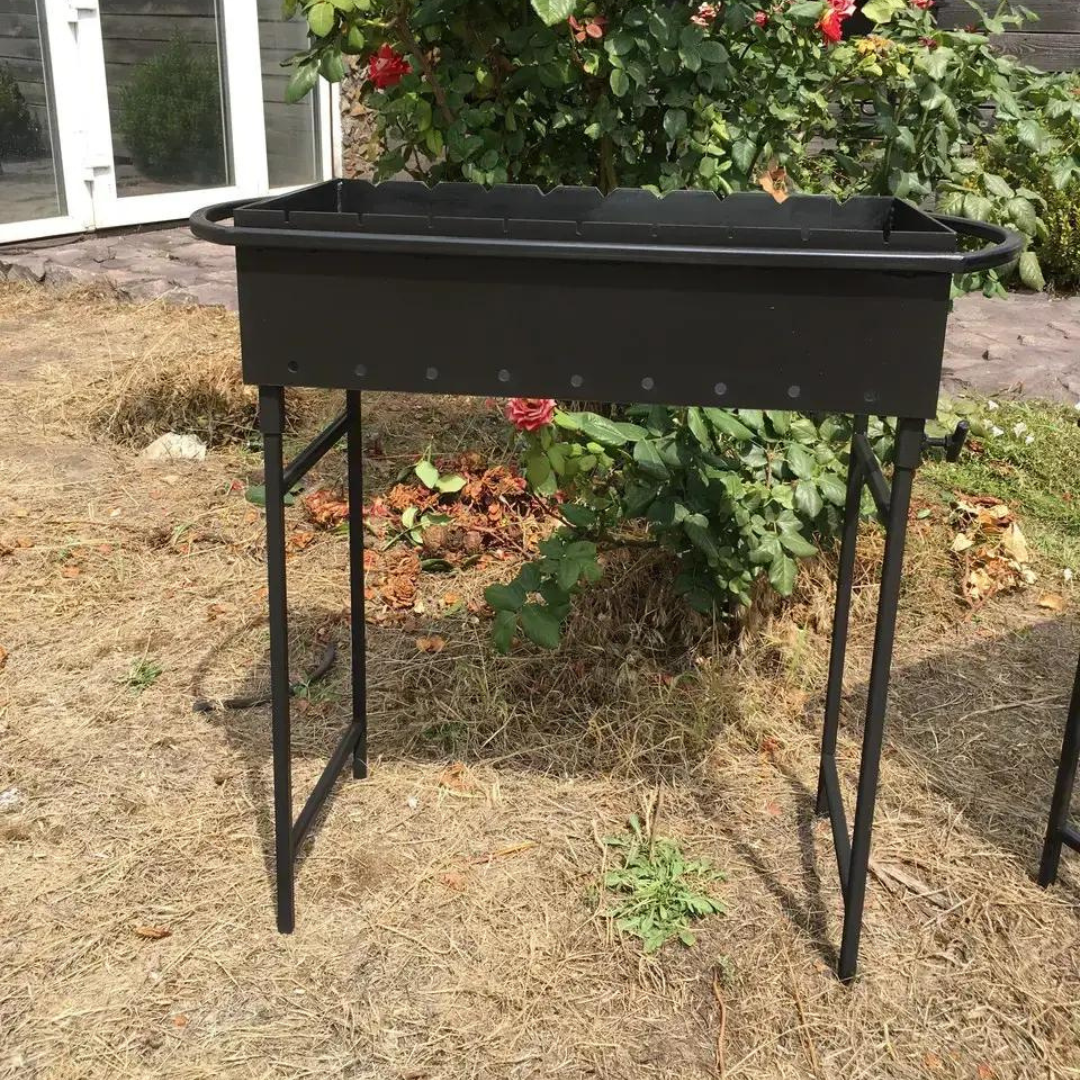 Мангал 9 шампурів 2 мм на ніжках