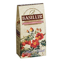 Черный чай Basilur Малина и шиповник 100 г (Под заказ 1-2 дня)