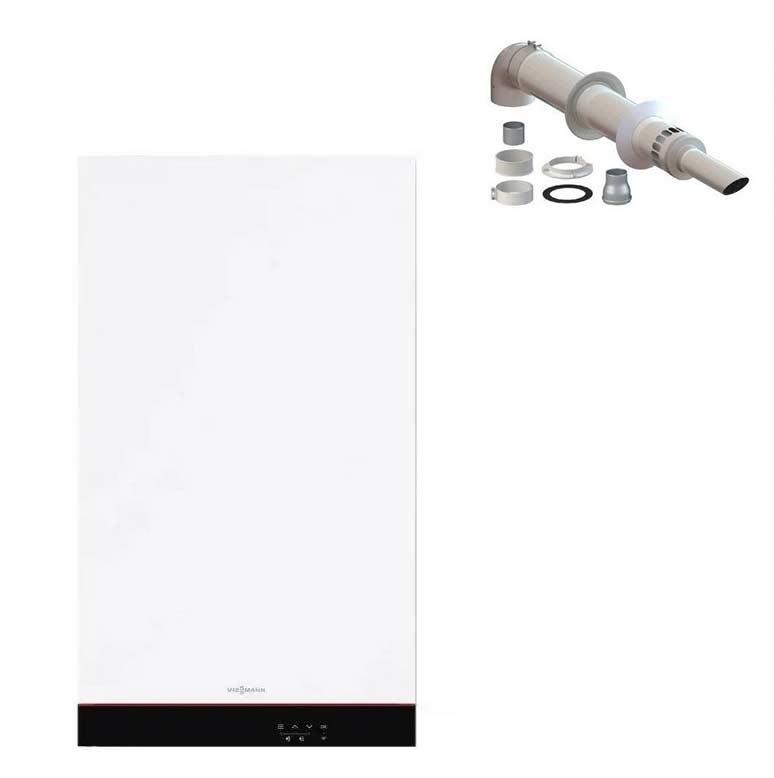 Котел газовий конденсаційний Viessmann Vitodens 050-W BOKA 25 кВт + коаксіальний комплект (Z024846)