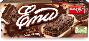 Печиво сендвич "EMU" з какао-кремом  ZIV 160 г