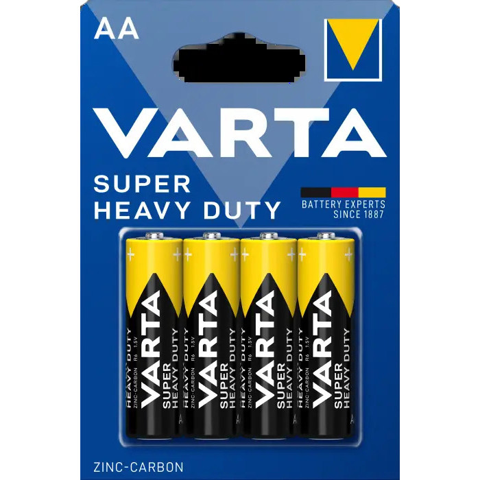 Батарейки R6 Varta Superlife ZnCb AA, фото 1