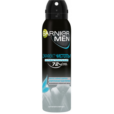 Антиперспірант Garnier Men Ефект чистоти для чоловіків 150 мл (3600541993105)