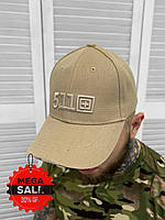 Тактическая кепка мужская бейсболка койот 5.11, зсу кепка военная, армейская кепка солдатская