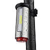 Задній стоп-сигнал на велосипед Циліндр, з USB, 3 кольори / Велосипедна фара мигалка, фото 3
