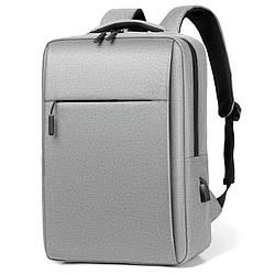 Міський рюкзак Senkey&Style сірий з USB виходом