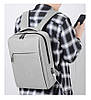 Міський рюкзак Senkey&Style сірий з USB виходом, фото 10