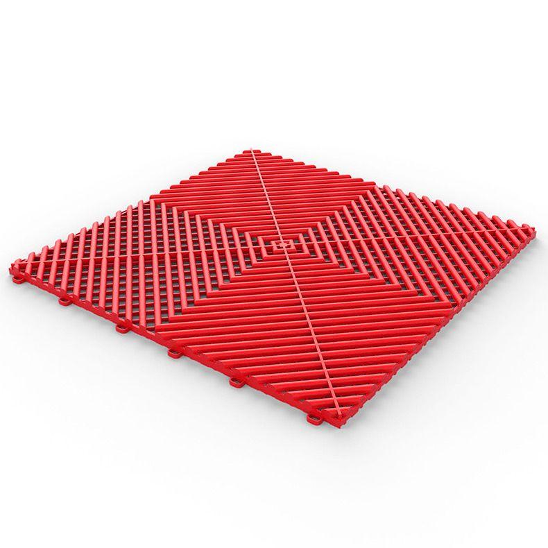 Floor Tile Vented Water Red - Червона решітка модульної підлоги