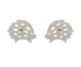 Сережки Xuping TTM Stainless Steel колір Родій пусети "Їжачки", фото 4