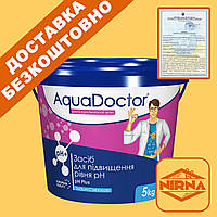 AquaDoctor pH Plus, 5 кг. Засіб Аквадоктор для підвищення pH. Хімія для басейну