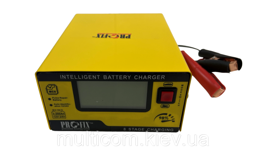 04-06-327. Зарядний пристрій для акумулятора, 12V/24V, 15 А, 6-150 Ah, BLM-866