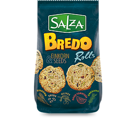 Хрусткі хлібні сухарики "Bredo rolls" зі спельтою та насінням ZIV 70 г