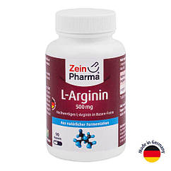 L-аргінін, 500 мг, 90 капсул, ZeinPharma