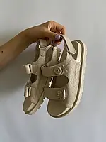 Chanel Sandals Beige Leather Premium (Розпродаж)