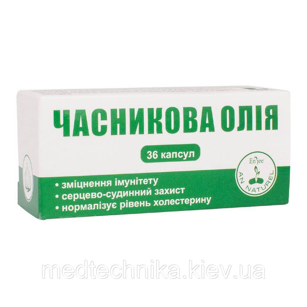 Часникова олія, ENJEE, 300 мг, 36 капсул, Красота та Здоров'я