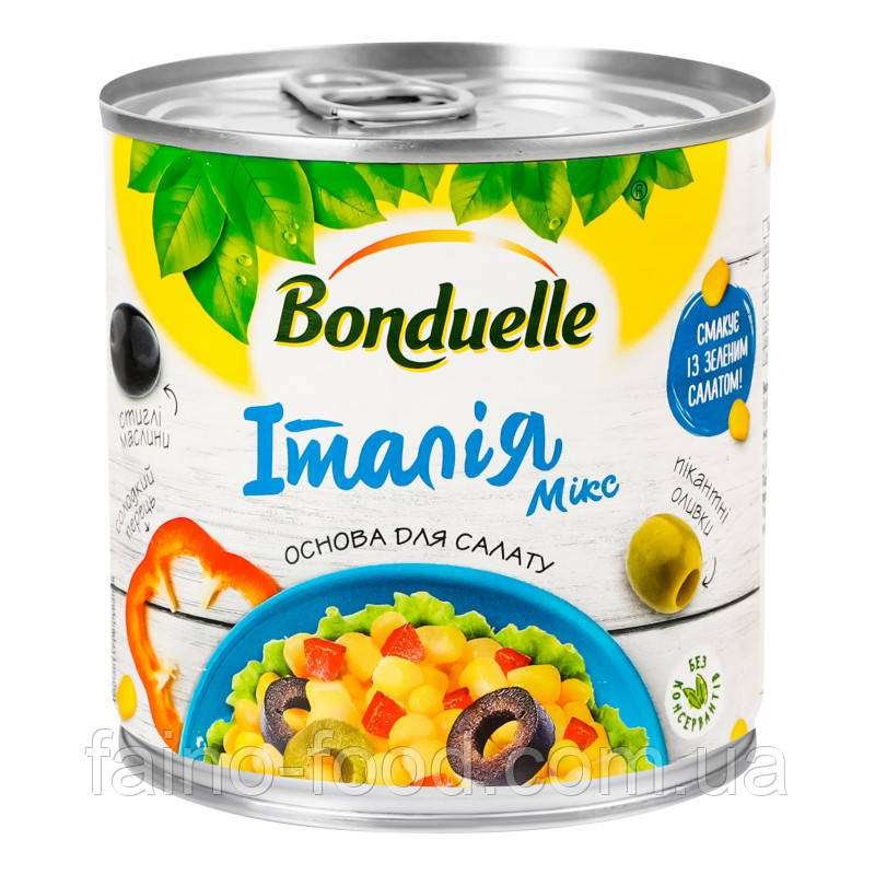 Овочева суміш "Італія Мікс" "Bonduelle", ж/б, 310 г