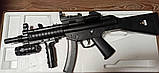 Дитячий автомат HY015B CYMA MP5 з прицілом, лазером і ліхтарем, фото 6