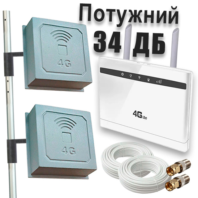 4G комплект роутер Антенна