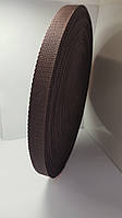 Стропа текстильная коричневая 2 см (лента ременная)